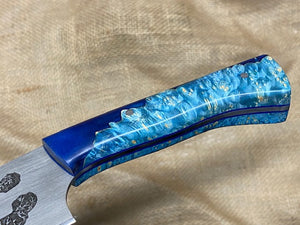 Buccaneer style Shark and Shipwreck Themed Chef Knife