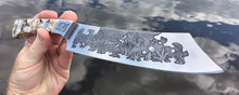Load image into Gallery viewer, Buccaneer style Sea Turtle Themed Chef Knife
