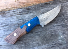 Load image into Gallery viewer, Dolphin Themed Hand Made Fixed Blade knife