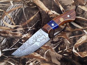 Elk Hunting theme knife