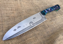 Load image into Gallery viewer, Lighthouse Themed Custom Hand Made Chef Knife by Berg Knife Making