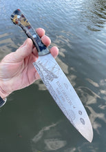 Load image into Gallery viewer, Shipwreck Oregon Themed Custom Hand Made Chef Knife