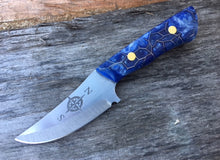 Load image into Gallery viewer, Mariner Hand Made Fixed Blade with Compass Rose blade Etching