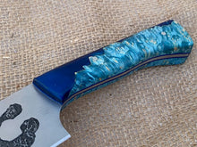 Load image into Gallery viewer, Buccaneer style Shark and Shipwreck Themed Chef Knife