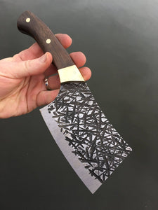 Thatched Cleaver Chef Knife