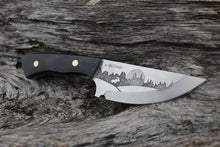 Load image into Gallery viewer, Custom Two Tone Etched Hunting Knife