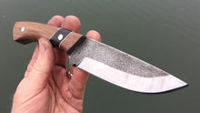 Load image into Gallery viewer, Custom Hand Made 9 inch Fixed Blade with segmented Handles